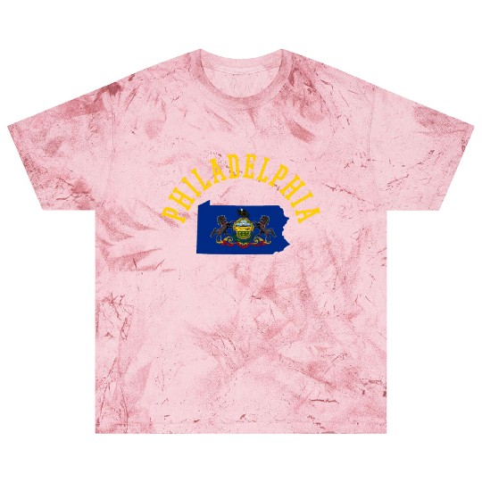 Philadelphia Patriot Usa Flag Design - Embrace Blast T Shirts