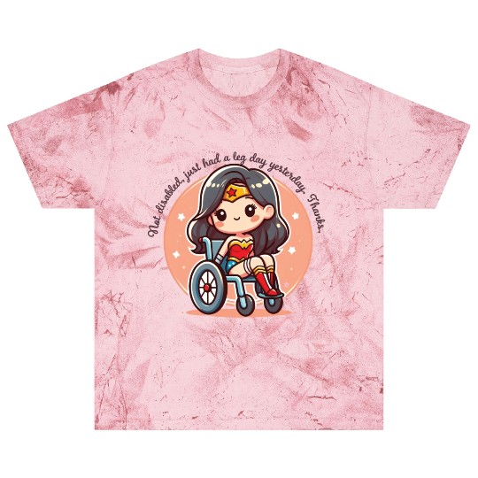 Gym girl leg day not disabled Blast T Shirts
