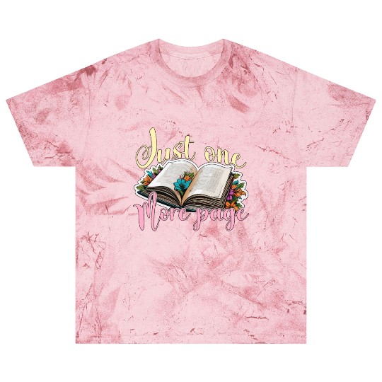 Reading Just One More Page Literature Avid Reader Blast T Shirts