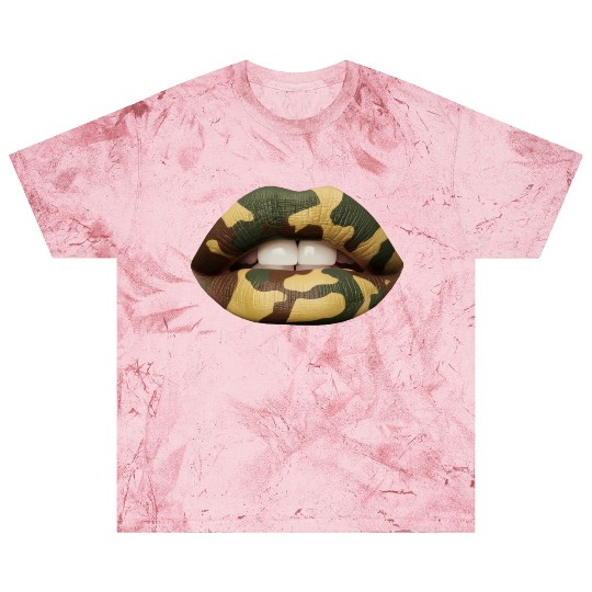 Camo Lips Blast T Shirts