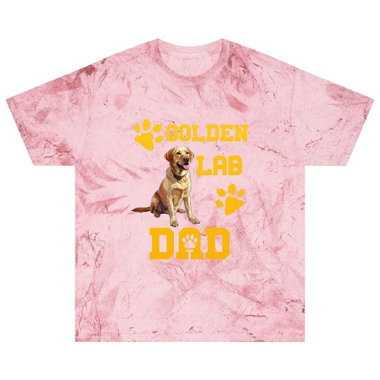 Golden Labrador GOLDEN LAB DAD Dog Owners Blast T Shirts