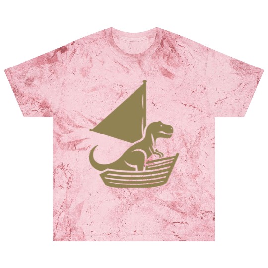 Cool summer sailboat T-Rex silhouette Blast T Shirts