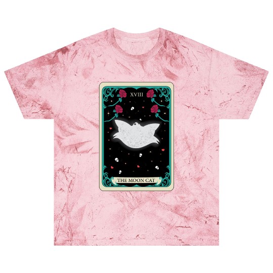 the moon cat Blast T Shirts tarot card gift for mom and dad
