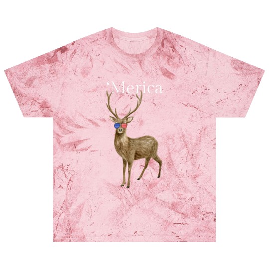Merica Deer American Sunglasses Blast T Shirts