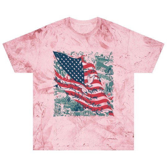 patriotism and nature The American flag Blast T Shirts