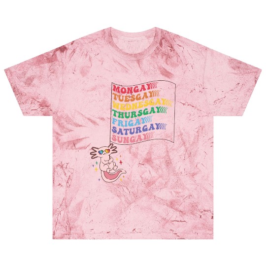 Cute Pride LGBTQ Axolotl - Dare to be Yourself Blast T Shirts