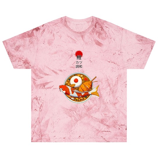 Harmony of Koi Fish and Katsu Delight Blast T Shirts