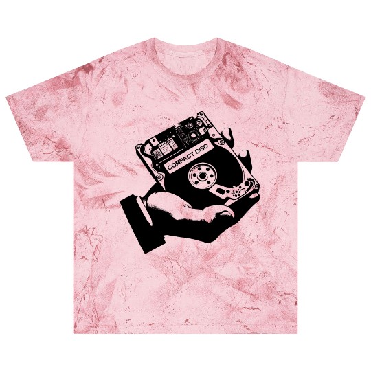 Funny retro vintage 80s compact disc Blast T Shirts for men