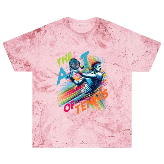 Dynamic Serve: The Art of Tennis in Motion Blast T Shirts