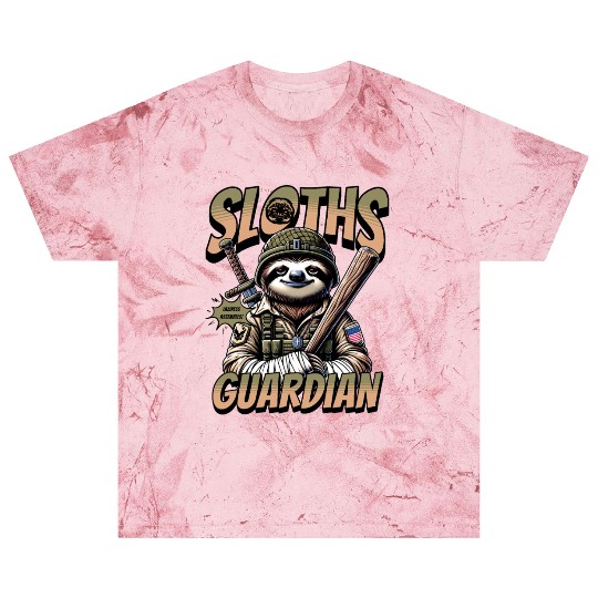 Sloth Funny Military Animal Design Blast T Shirts