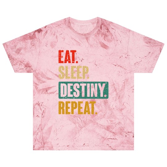 Eat Sleep Destiny Repeat Video Games Gaming Gift Blast T Shirts