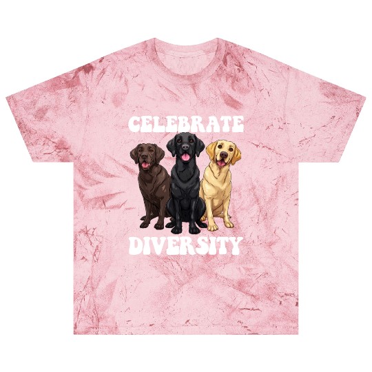Labrador Dogs CELEBRATE DIVERSITY Retriever Blast T Shirts