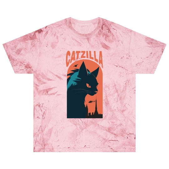 Catzilla king of Cat monster Blast T Shirts