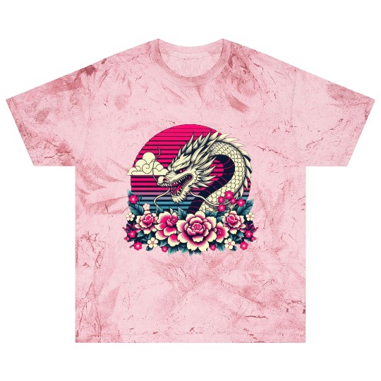 Tokyo Asian Dragon Vintage Style 80s Retro Japanes Blast T Shirts