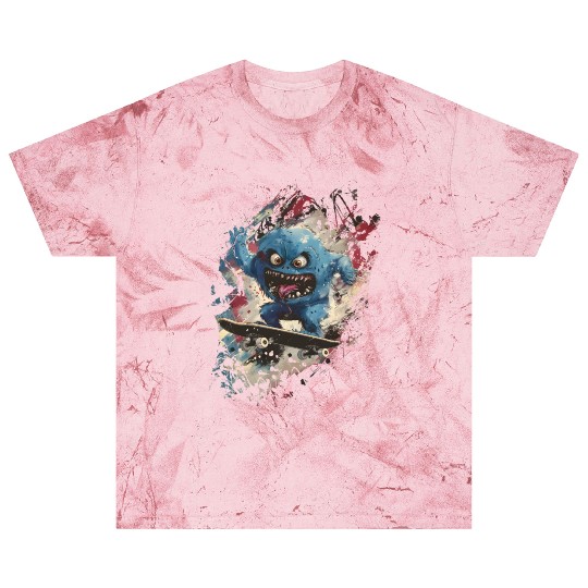 Skateboard Shenanigans: Comical Monster's Hilariou Blast T Shirts