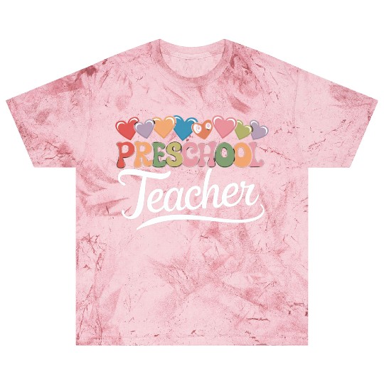 Preschool Teacher First Day Groovy Back To School Blast T Shirts