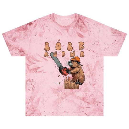 Beaver Lumberjack Chainsaw Blast T Shirts