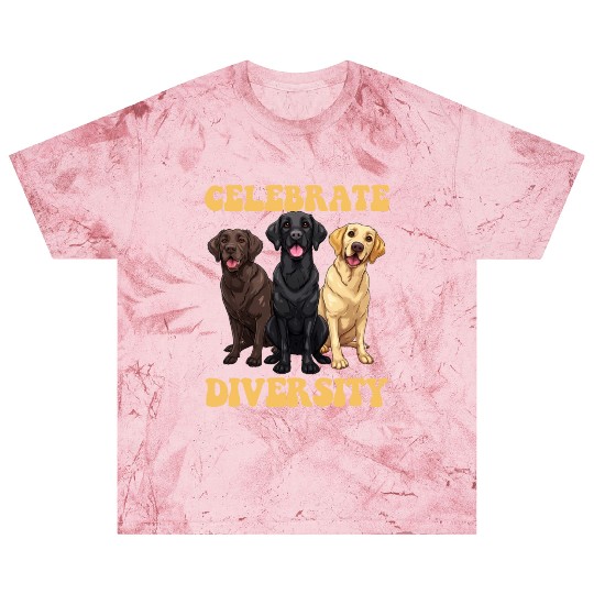 Labrador Dogs CELEBRATE DIVERSITY Retriever Blast T Shirts