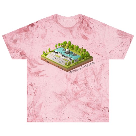 Geometric low poly White House Blast T Shirts
