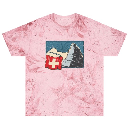 Vacation Skiing, Hiking, Mountain Switzerland Blast T Shirts