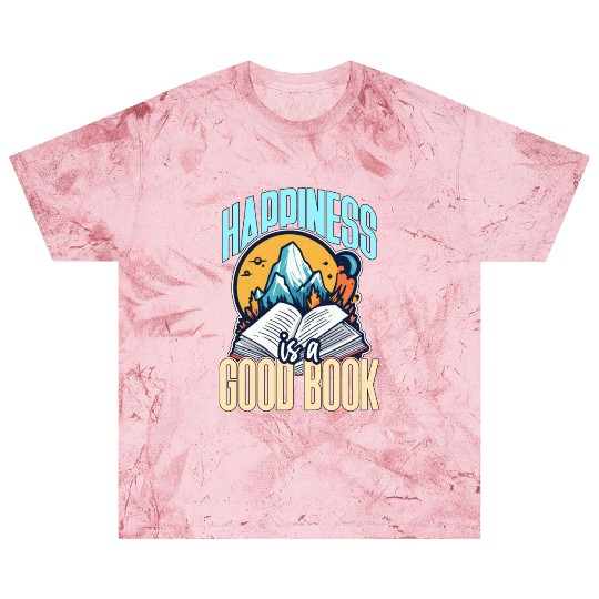 Literature Teacher Happiness Is A Good Book Reader Blast T Shirts