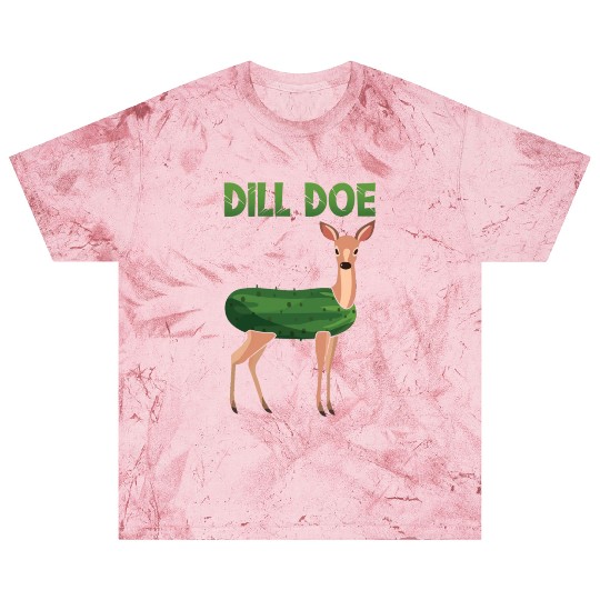Dill Doe Funny Deer Pickle Pun Humor Blast T Shirts