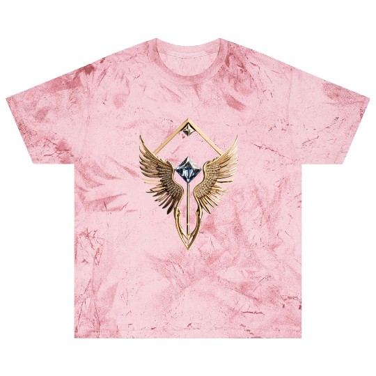 Elegant Angel Wing Pendant Design Blast T Shirts