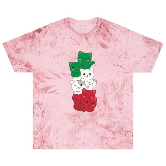 Italian Flag Cat Italian Italy Blast T Shirts