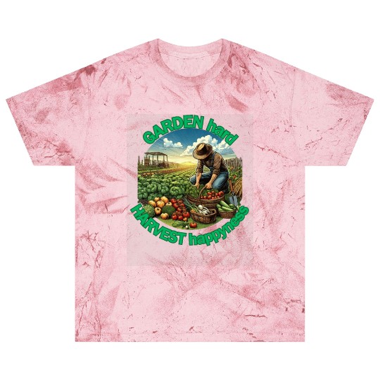 Garden Hard, Harvest Happiness: Gardener Enjoying Blast T Shirts