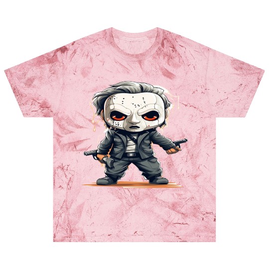 Chibi Horror Icon - Cute yet Deadly Masked Charact Blast T Shirts