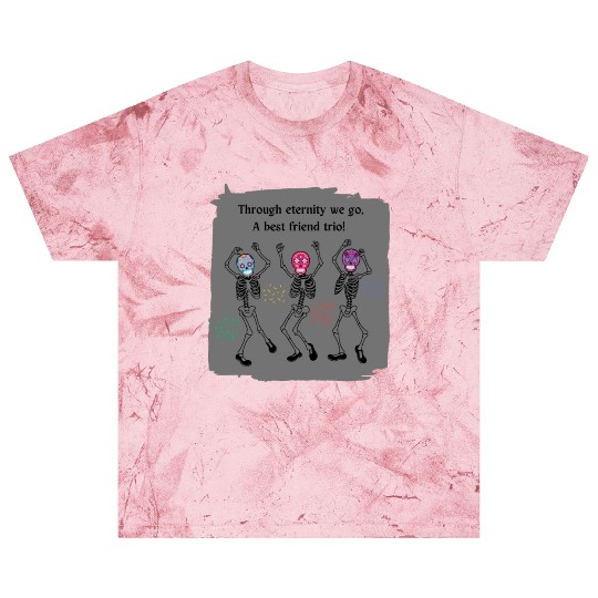 3 Best Friends Sugar Skull Skeleton 3 bff Trio Blast T Shirts