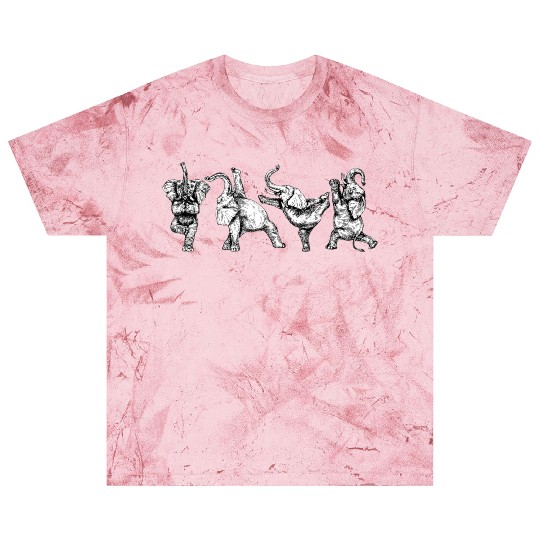 Funny Elephant Yoga Cute Animal Blast T Shirts