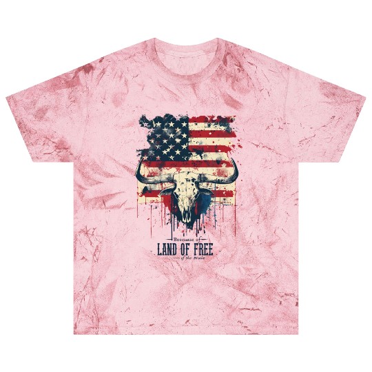 Land of the free because of the brave , 4 July Blast T Shirts