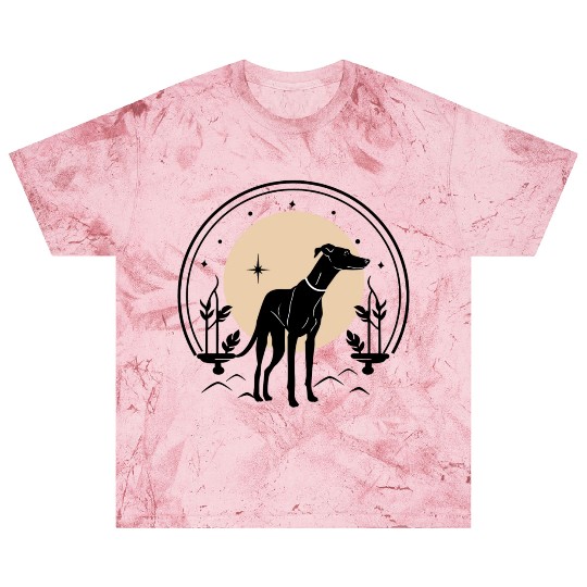 Greyhound Tarot Card Greyhound Celestial Dog Blast T Shirts