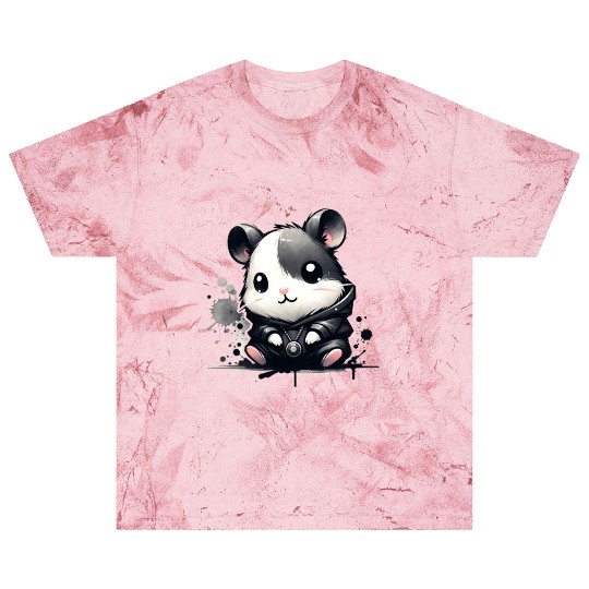 Charcoal Hip Hop Hamster Blast T Shirts