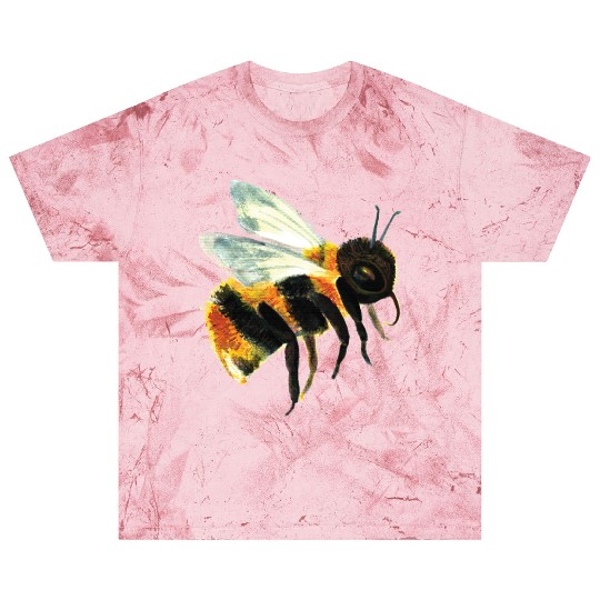 Cute Bumble Bee Flying Illustration Blast T Shirts