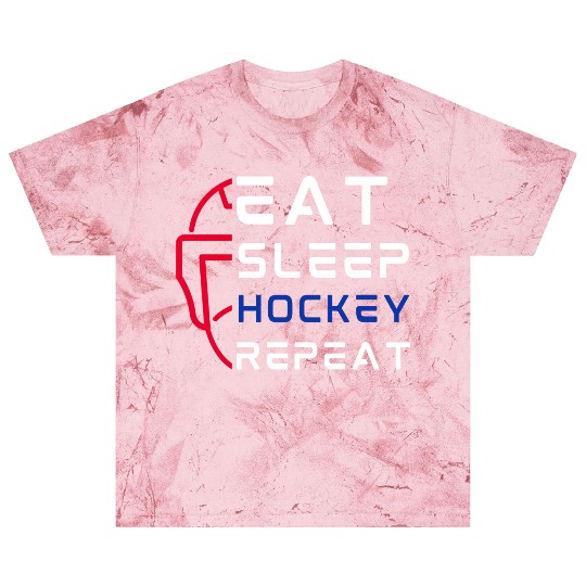 Eat Sleep Hockey Repeat For Hockey Player Coaches Blast T Shirts