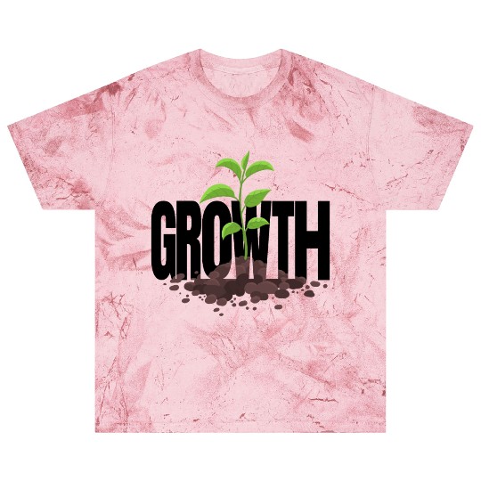 Growth Typography Design Blast T Shirts