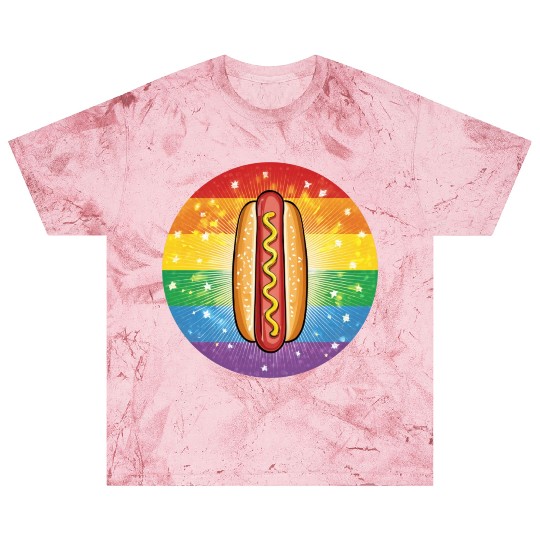 LGBTQ Hot Dog Blast T Shirts