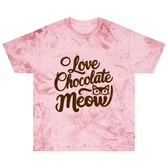 I love chocolate & cats Blast T Shirts