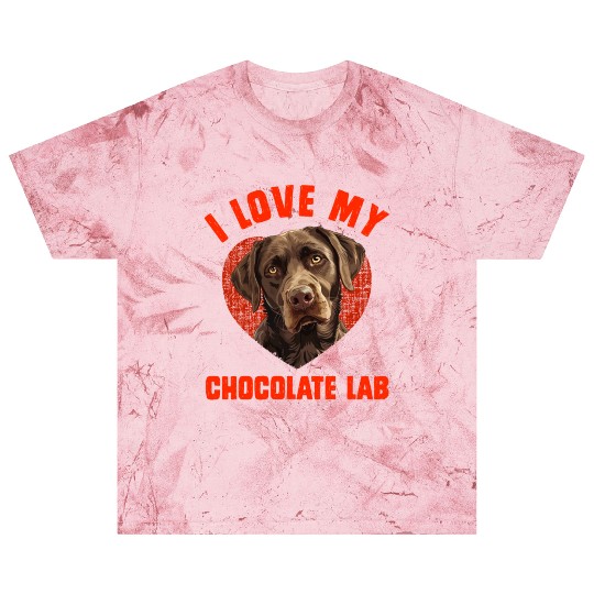 Brown Labrador I LOVE MY CHOCOLATE LAB Owners Blast T Shirts