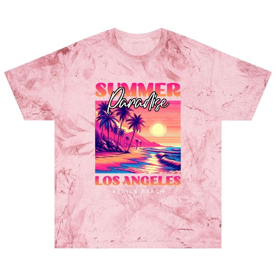 Summer Paradise Los Angeles Venice Beach Blast T Shirts