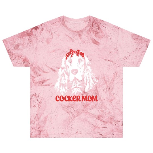 Cute Dog Hair Bow Cocker Spaniel Mom Cocker Mom Blast T Shirts