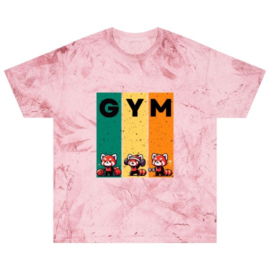 gym red panda funny workout Blast T Shirts