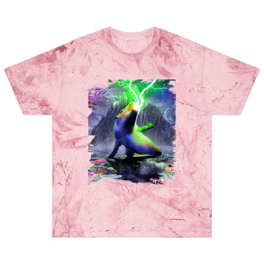 Capybara Spewing Lightning Funny Blast T Shirts