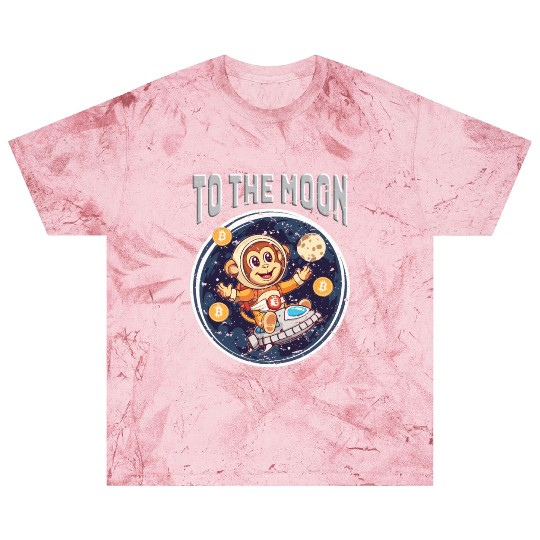 Cryptocurrency Bitcoin Ape To The Moon Blast T Shirts