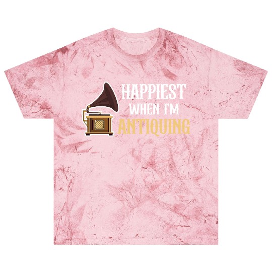 Happiest When I'm Antiquing Classic Vintage Blast T Shirts