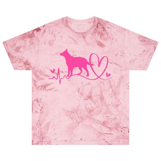 Cute Heartbeat Australian Cattle Dog For Women Blast T Shirts