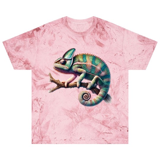 fascinating, lively chameleon motif Blast T Shirts