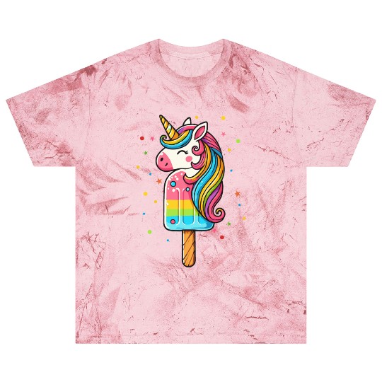 Colorful unicorn ice cream motif for summer Blast T Shirts